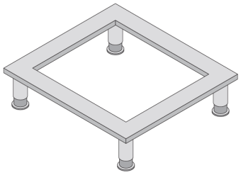 Подставка открытая UG XS RATIONAL 60.31.029 в ШефСтор (chefstore.ru)